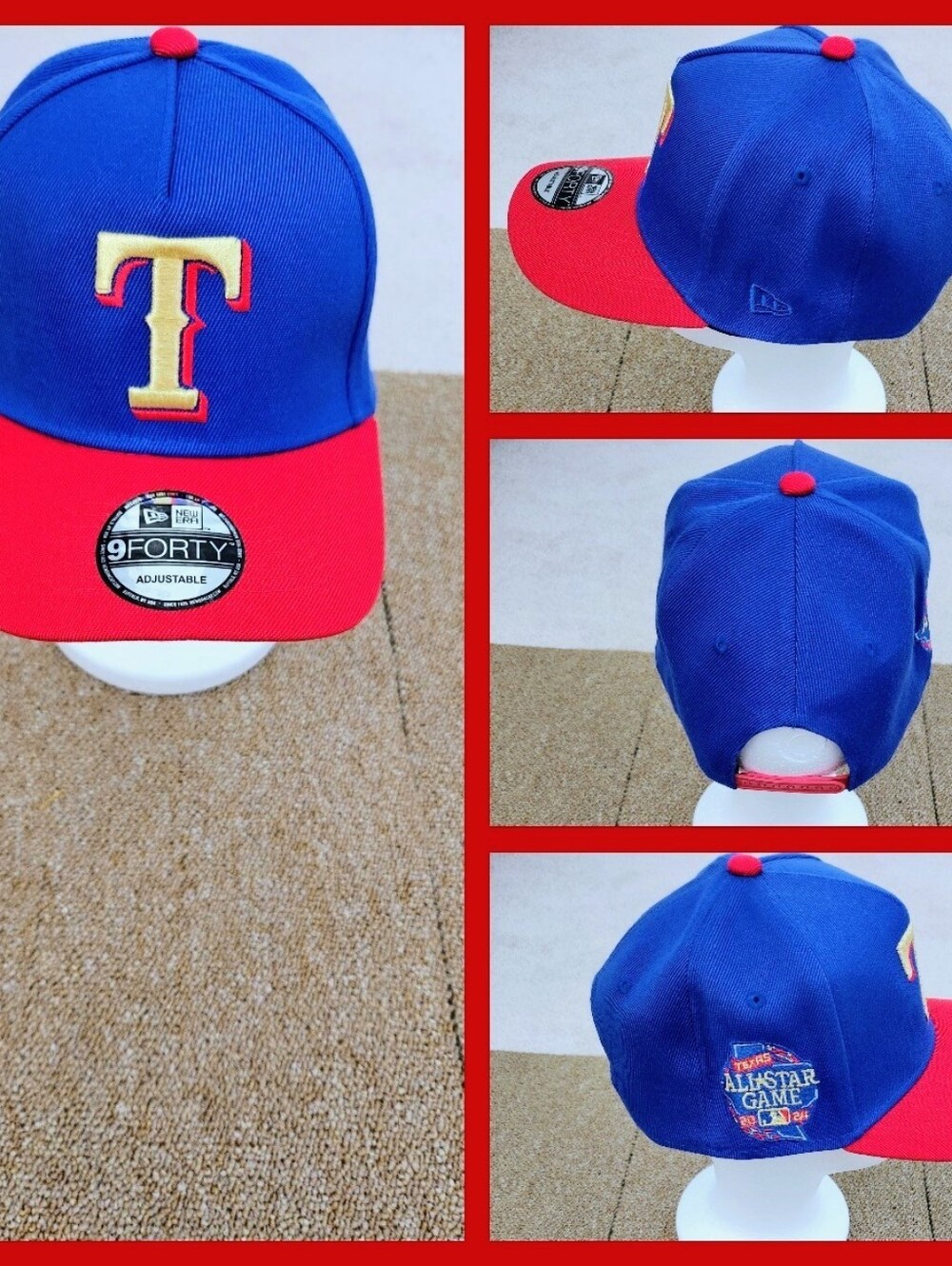 TEXAS RANGERS MLB BASEBALL SNAPBACK HAT.